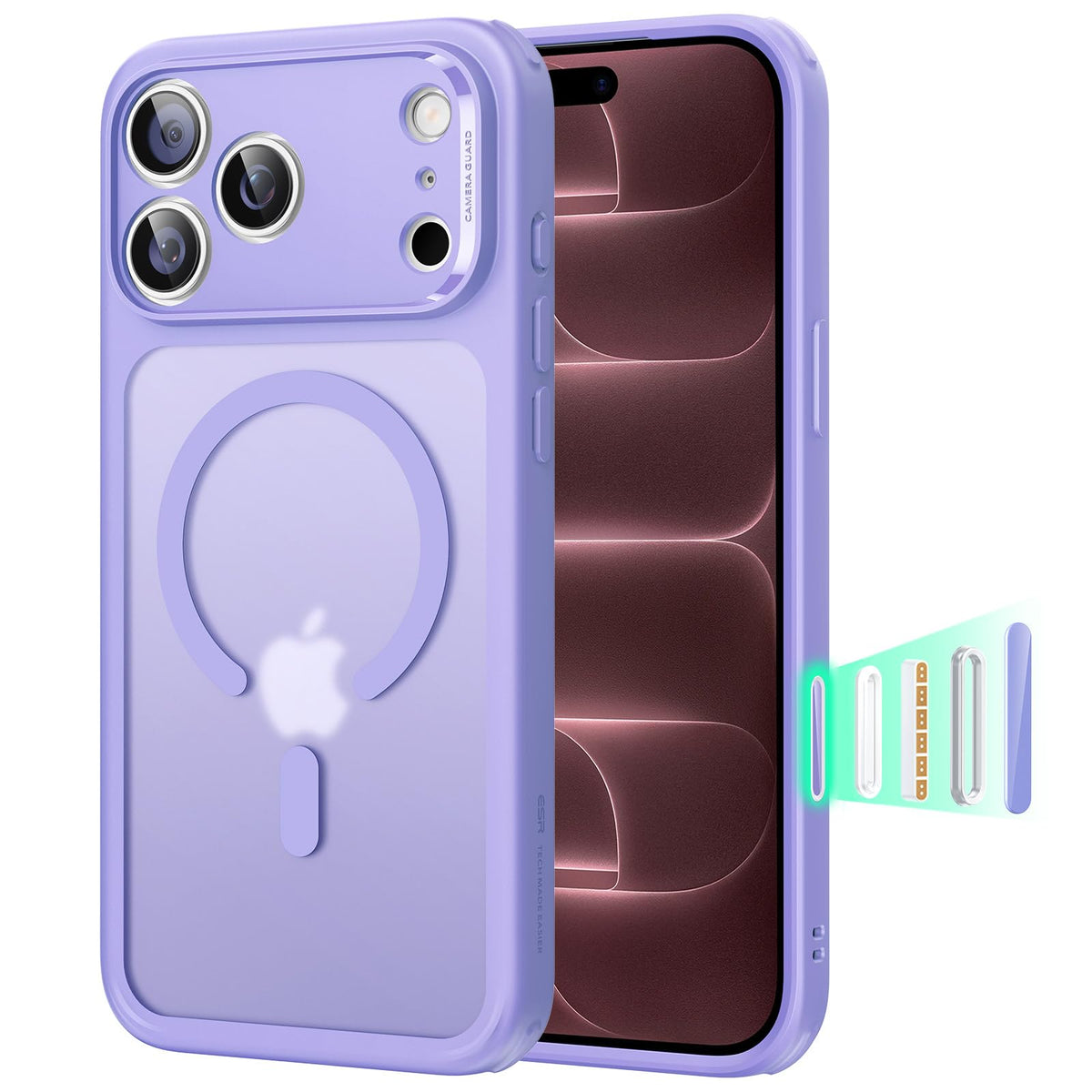ESR Classic Hybrid for iPhone 16 Case, Clear