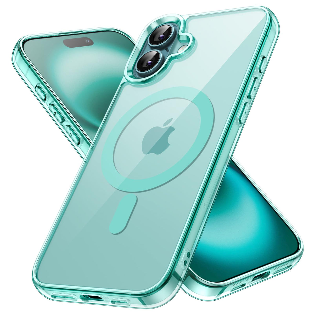 JETech Magnetic Case for iPhone 16, Clear