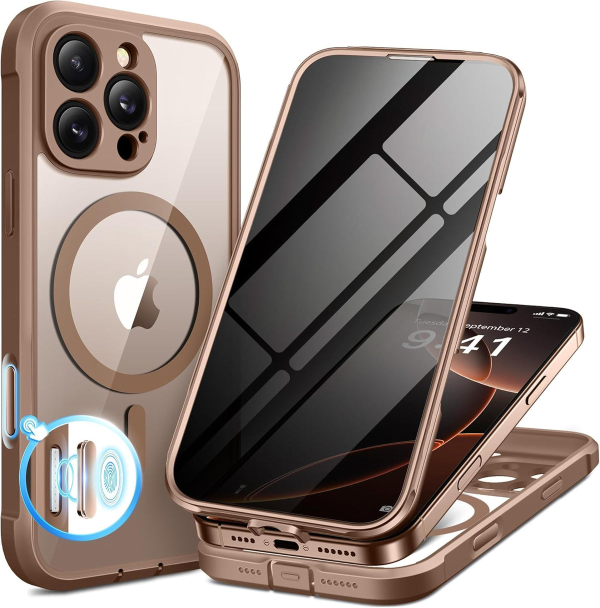 BERFY for iPhone 18 Pro Max Case/iPhone 17 Pro Max Case, Fit for Magsafe