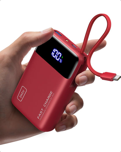 INIU Portable Charger, Smaller 45W Fast Charging Power Bank, 20000mAh Black