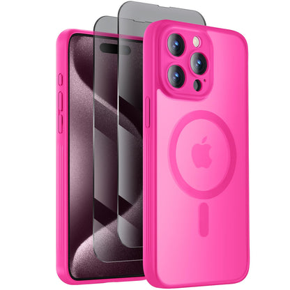 Symcele Designed for iPhone 16 Pro Max Case, Black