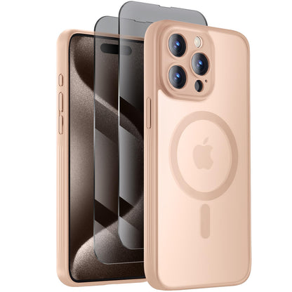 Symcele Designed for iPhone 16 Pro Max Case, Black