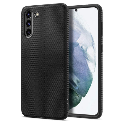 Spigen for Galaxy S22 Plus Case, Liquid Air [No Magnet Ring] [Military-Grade Protection] - Matte Black