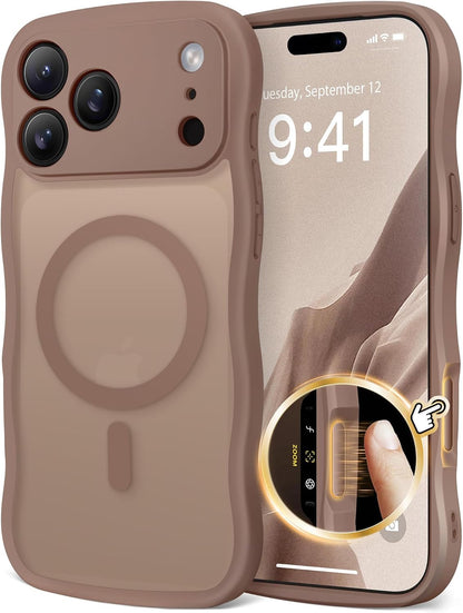 CAPRARO for iPhone 16 Pro Case for Women, Compatible with MagSafe