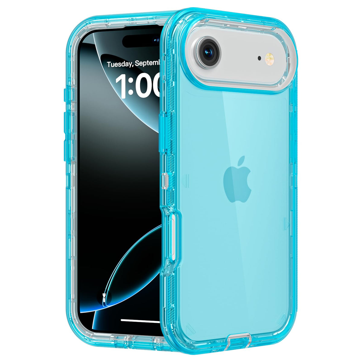 Follaroma for iPhone 16 Plus Case, Shockproof, Crystal Clear