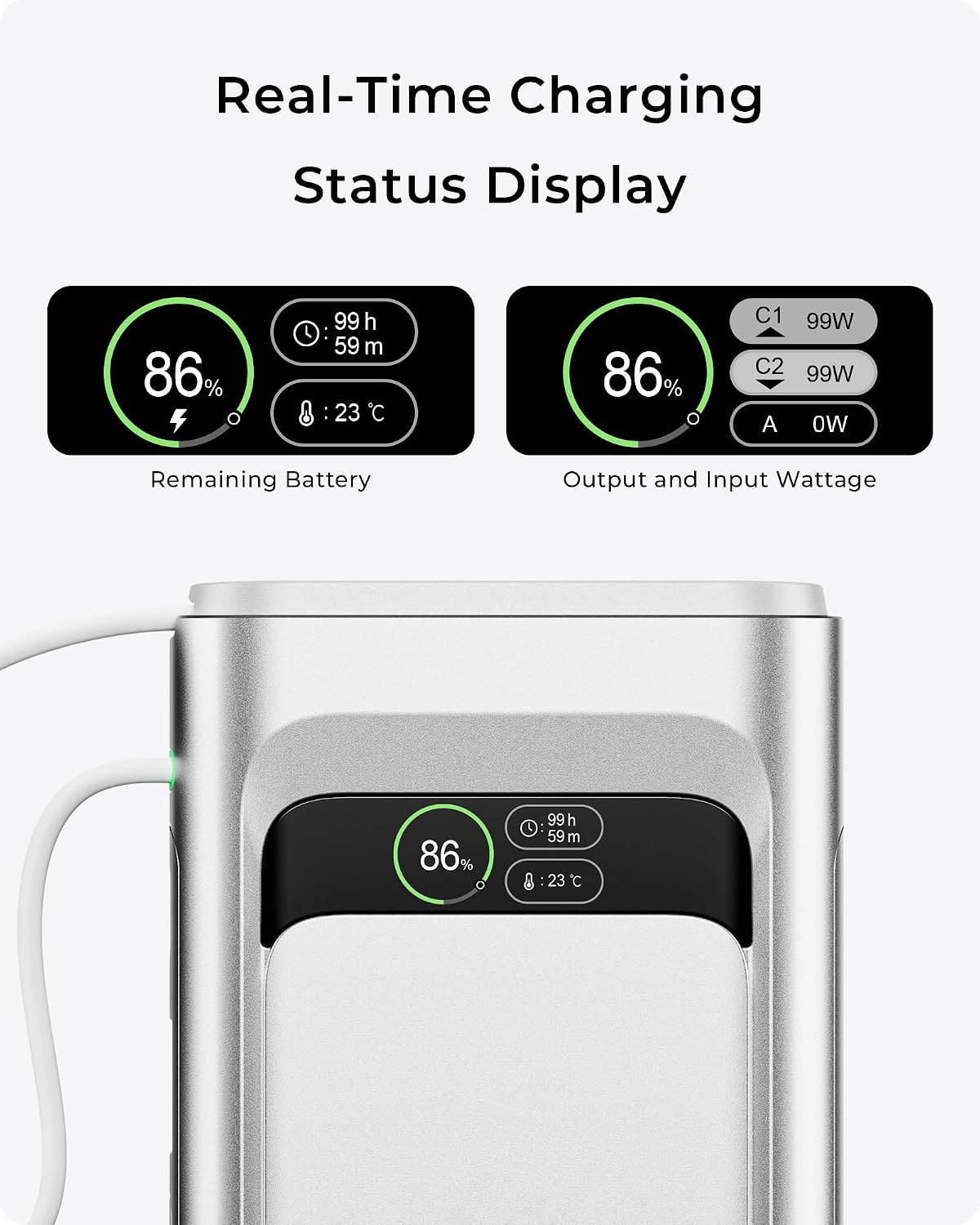 TALIX Laptop Power Bank, 20,000mAh Portable Charger with 190W Total Output