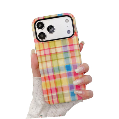 Colorful Striped Pattern Phone Case,for iPhone 15