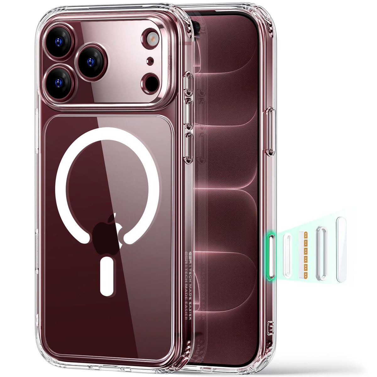 ESR Classic Hybrid for iPhone 16 Case, Clear