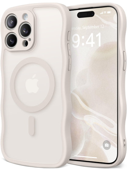 CAPRARO for iPhone 16 Pro Case for Women, Compatible with MagSafe
