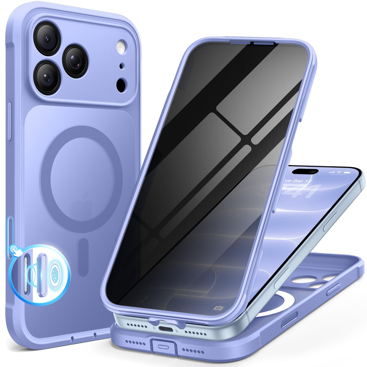 BERFY for iPhone 18 Pro Max Case/iPhone 17 Pro Max Case, Fit for Magsafe