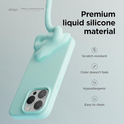 elago Premium Liquid Silicone Case for iPhone 15 Pro