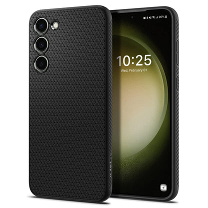 Spigen for Galaxy S22 Plus Case, Liquid Air [No Magnet Ring] [Military-Grade Protection] - Matte Black