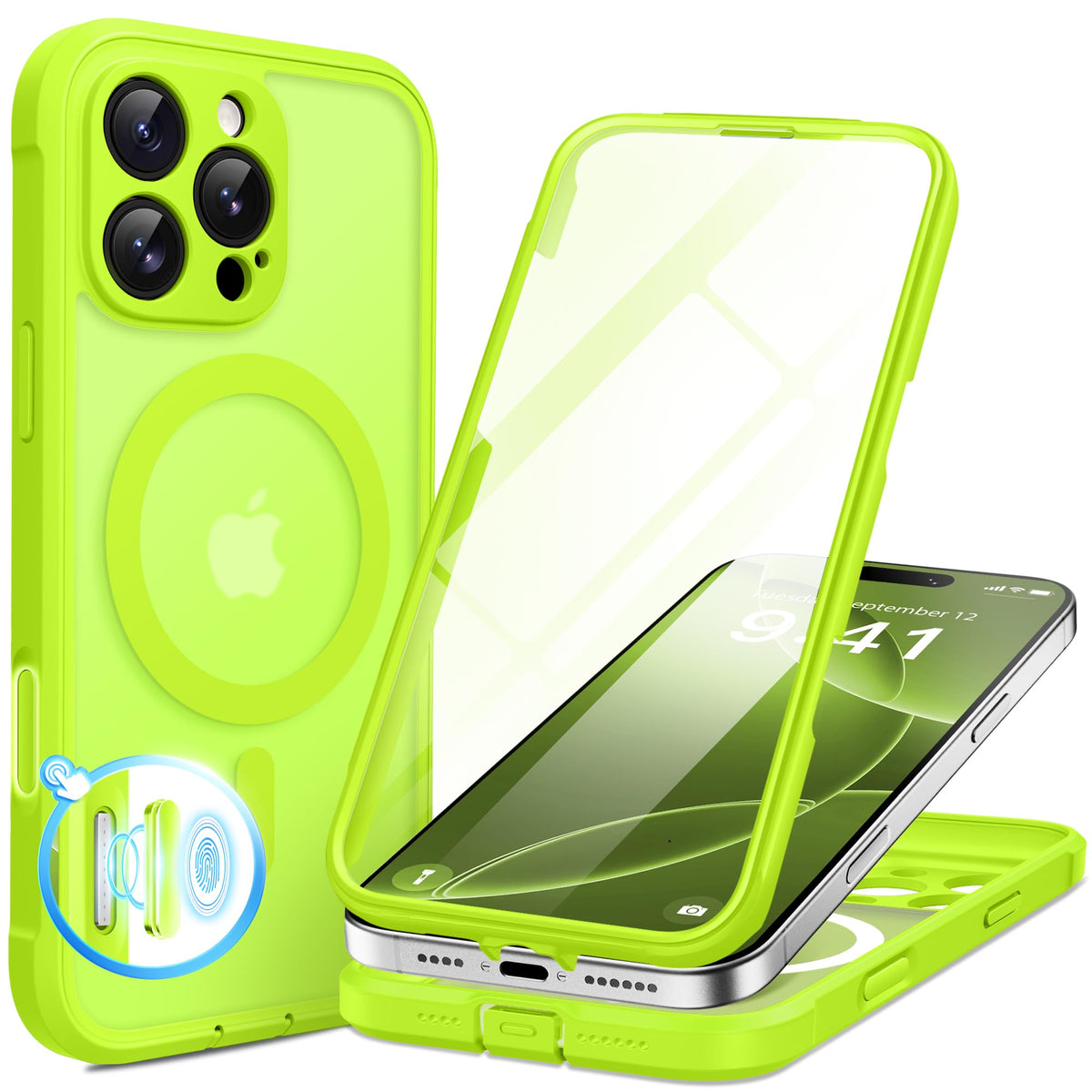 BERFY for iPhone 18 Pro Max Case/iPhone 17 Pro Max Case, Fit for Magsafe