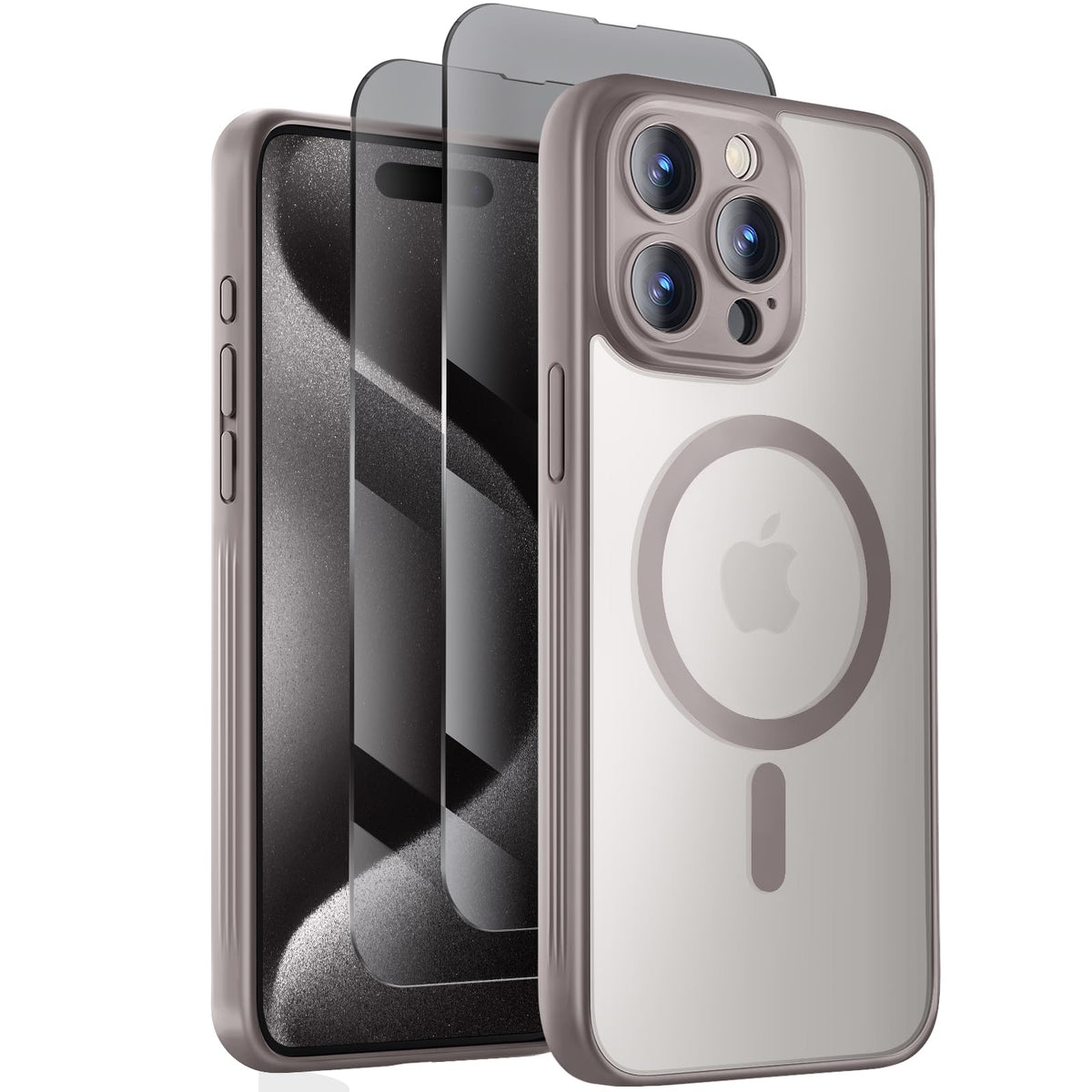 Symcele Designed for iPhone 16 Pro Max Case, Black