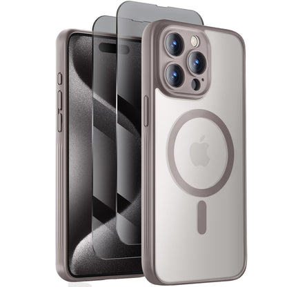 Symcele Designed for iPhone 16 Pro Max Case, Black