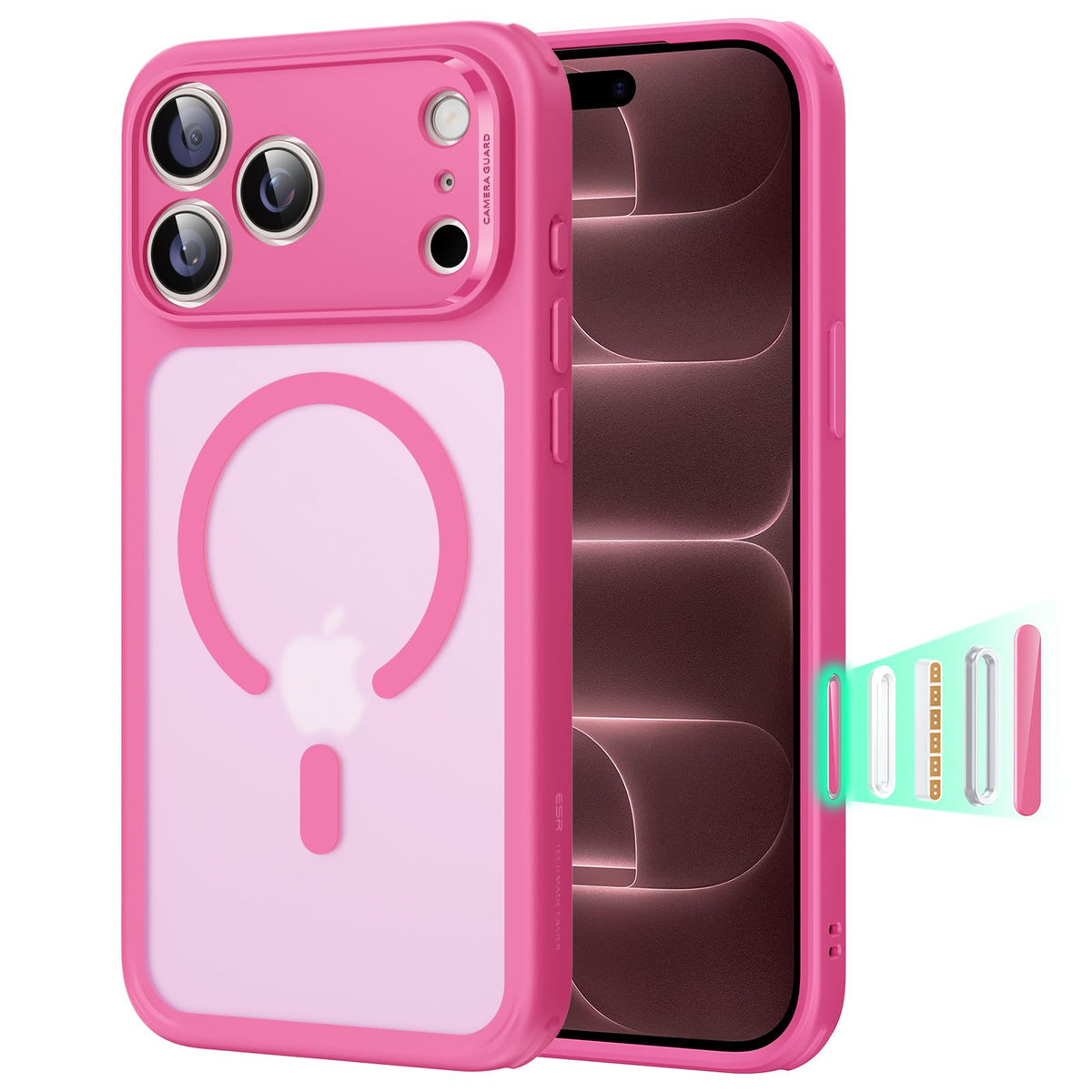 ESR Classic Hybrid for iPhone 16 Case, Clear