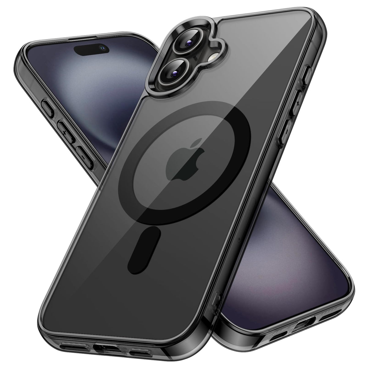 JETech Magnetic Case for iPhone 16, Clear