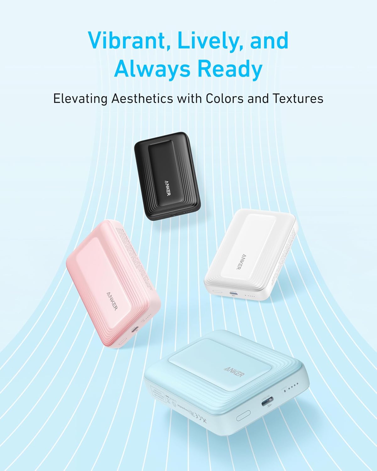 Anker Zolo Magnetic Power Bank,10,000mAh Magsafe Portable Charger