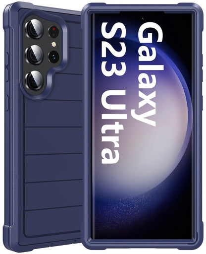 Hensinple for Samsung Galaxy A17 5G Phone Case with Screen Protector, Heavy Duty Military Shockproof Full Body Durable TPU Protective Cover Case for Samsung A17 5G (Black)