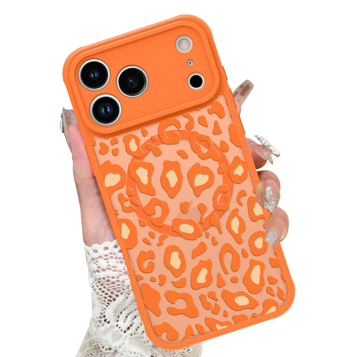 KANGHAR Case for iPhone 16 Phone Case Leopard Printed Pattern