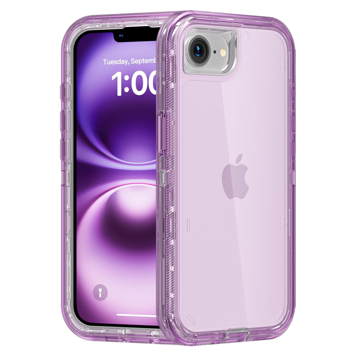 Follaroma for iPhone 16 Plus Case, Shockproof, Crystal Clear