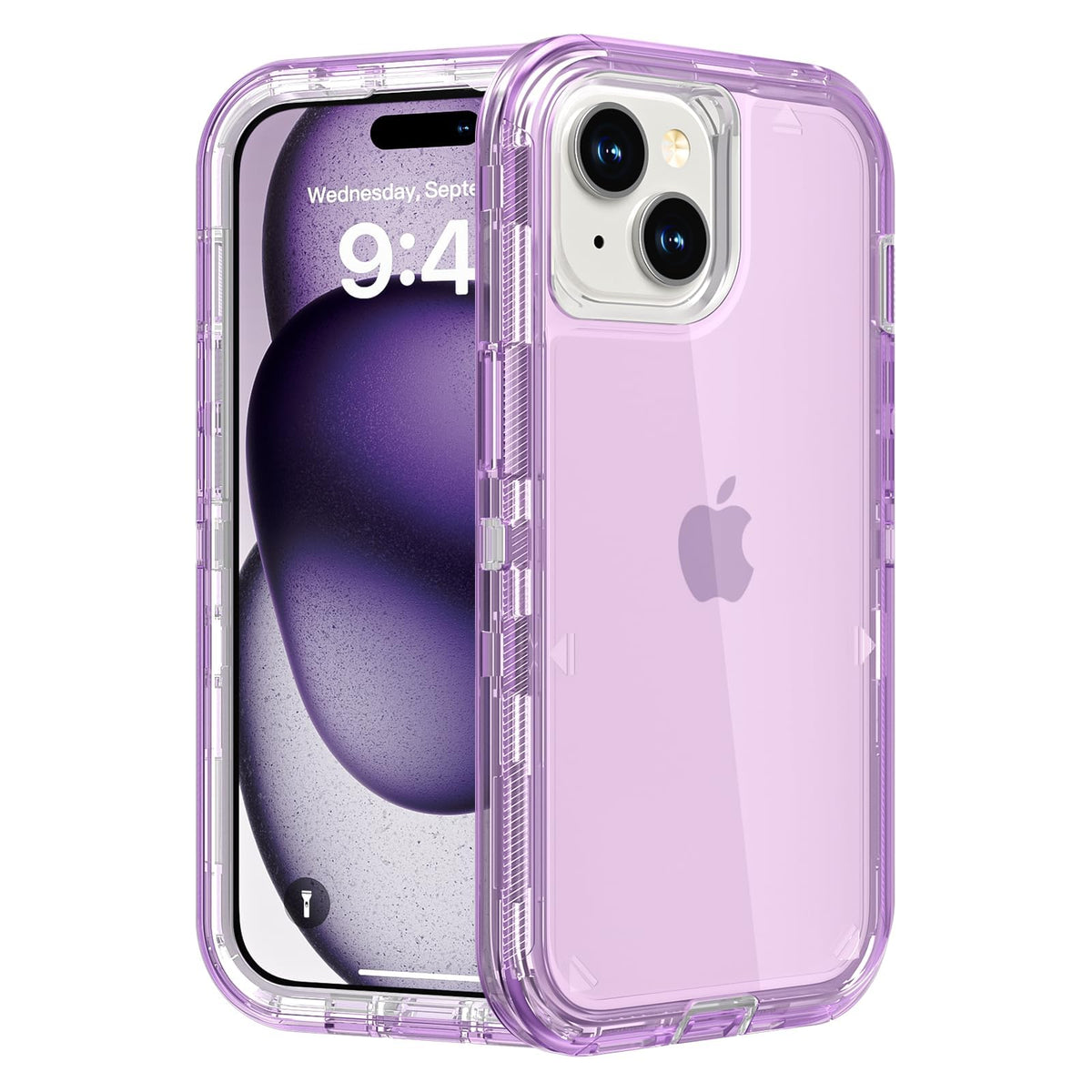 Follaroma for iPhone 16 Plus Case, Shockproof, Crystal Clear