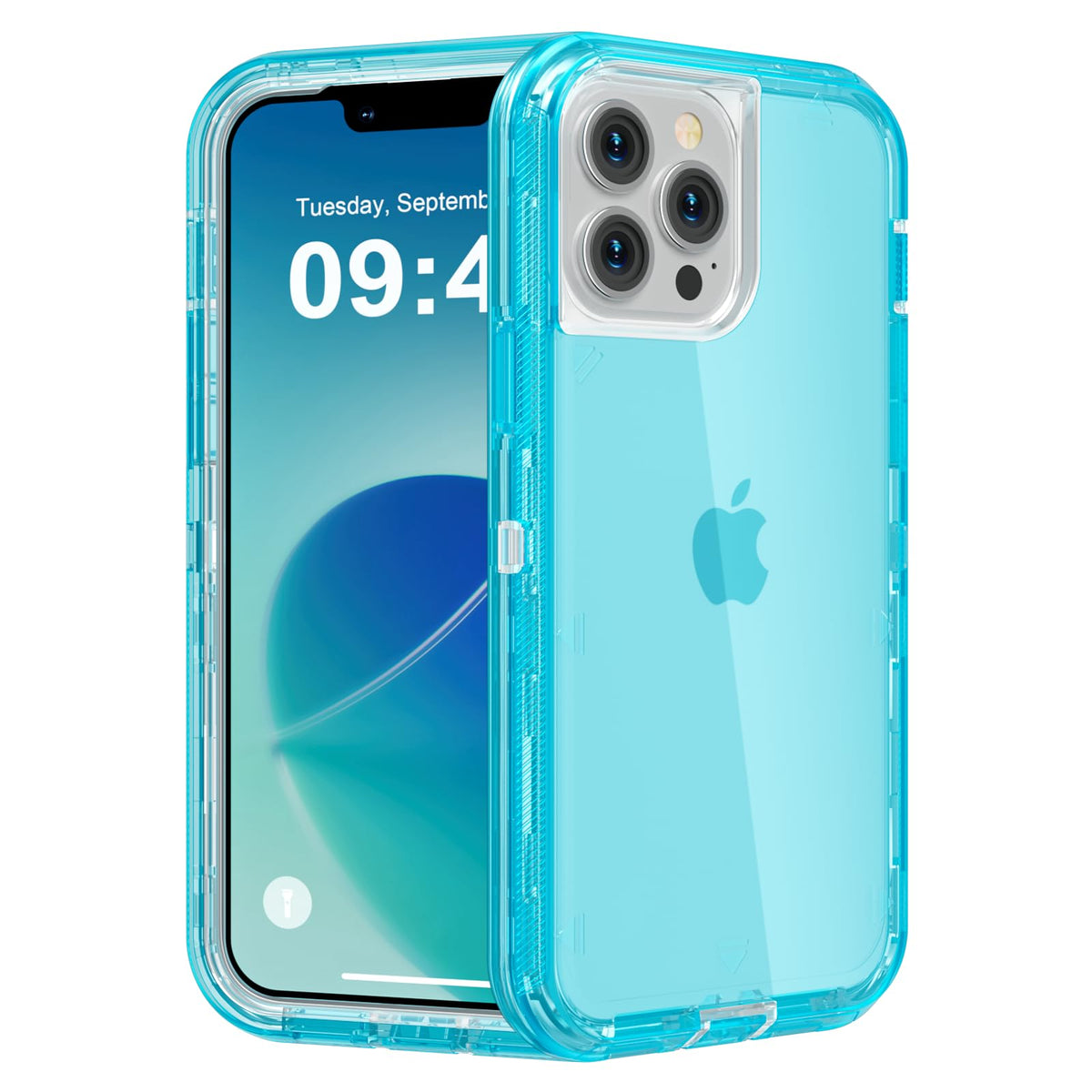 Follaroma for iPhone 16 Plus Case, Shockproof, Crystal Clear