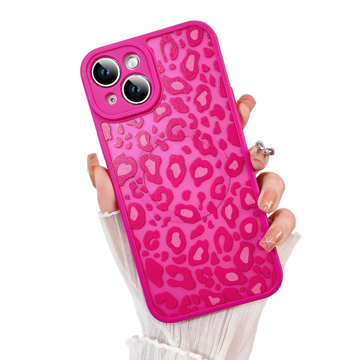 KANGHAR Case for iPhone 16 Phone Case Leopard Printed Pattern