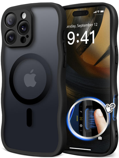 CAPRARO for iPhone 16 Pro Case for Women, Compatible with MagSafe