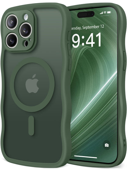 CAPRARO for iPhone 16 Pro Case for Women, Compatible with MagSafe