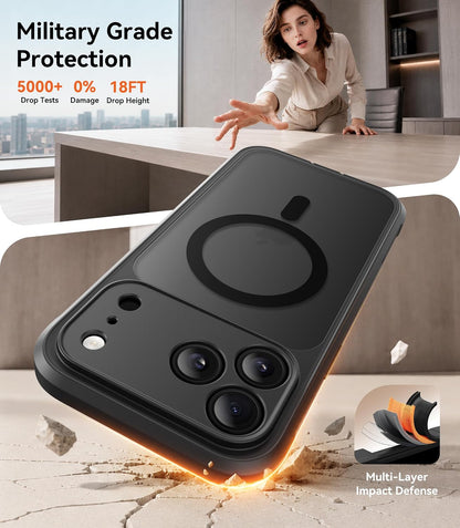 BERFY for iPhone 18 Pro Max Case/iPhone 17 Pro Max Case, Fit for Magsafe