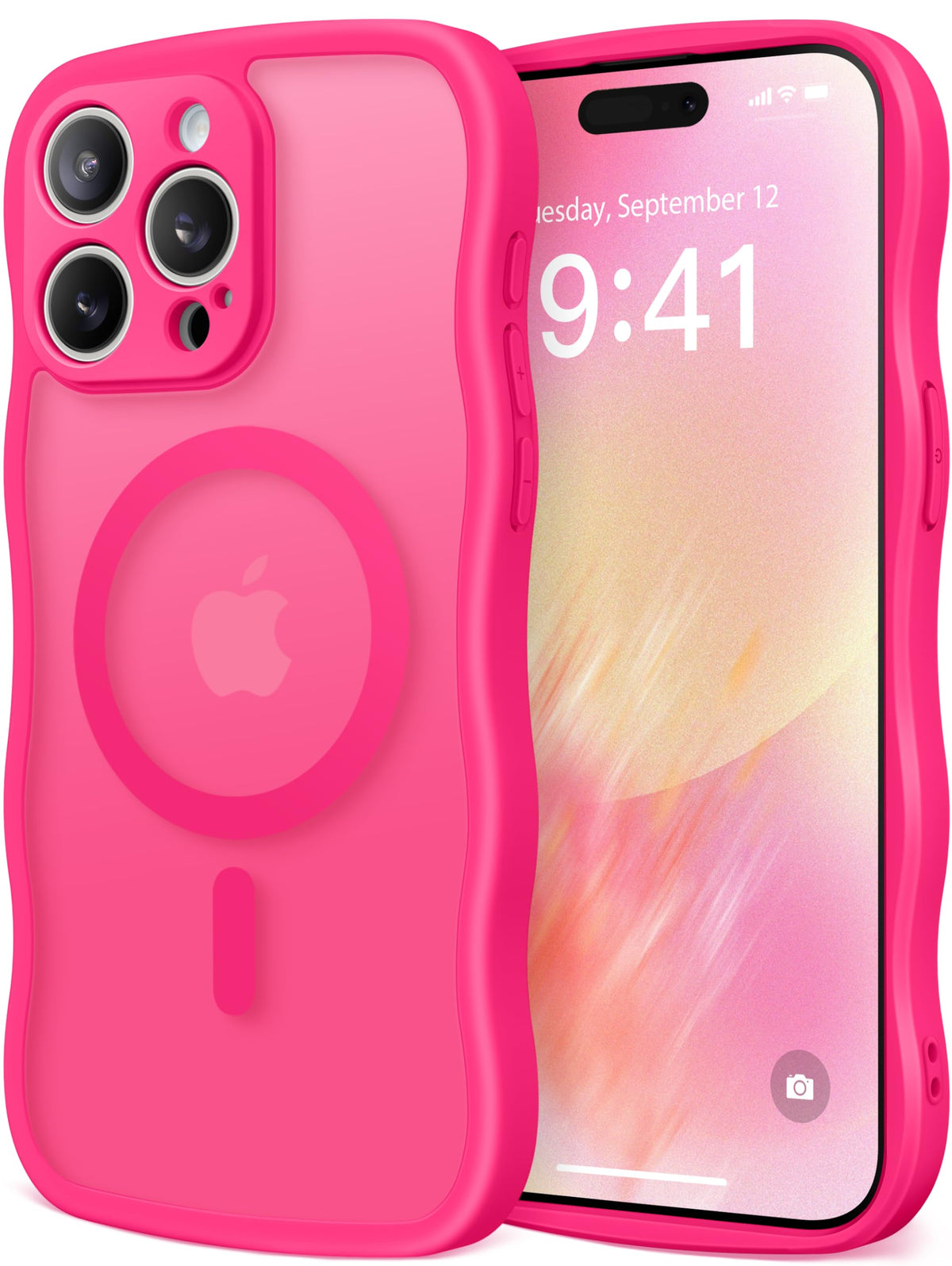 CAPRARO for iPhone 16 Pro Case for Women, Compatible with MagSafe