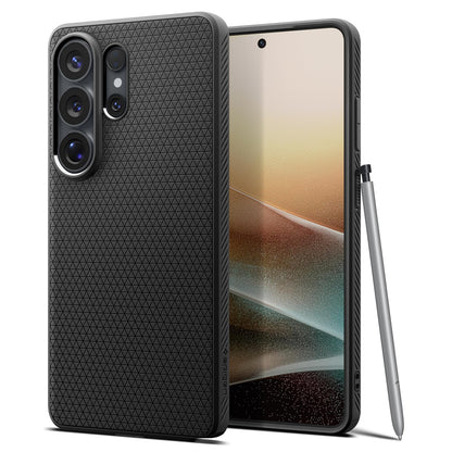 Spigen for Galaxy S22 Plus Case, Liquid Air [No Magnet Ring] [Military-Grade Protection] - Matte Black