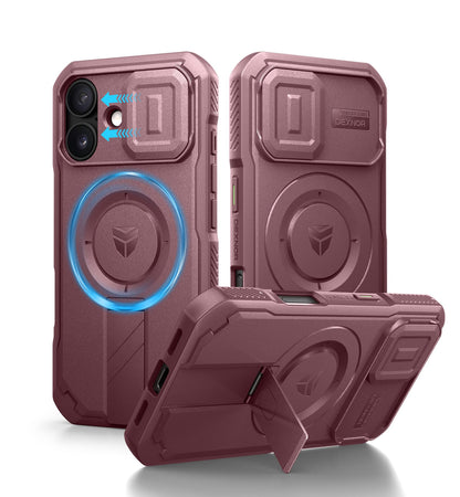 Dexnor for iPhone 17e/16e Case with Slide Camera Cover, 6.1 inch Navy Blue