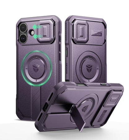 Dexnor for iPhone 17e/16e Case with Slide Camera Cover, 6.1 inch Navy Blue