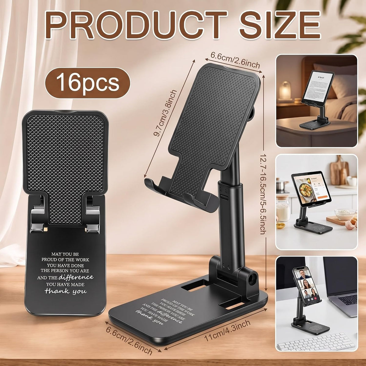 Sabary 16 Pcs Employee Appreciation Gift Bulk Motivational Phone Stand