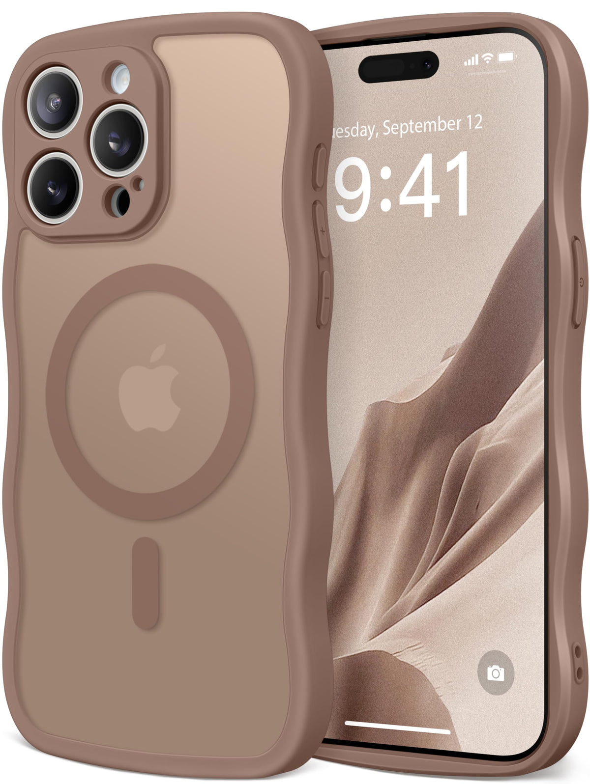 CAPRARO for iPhone 16 Pro Case for Women, Compatible with MagSafe