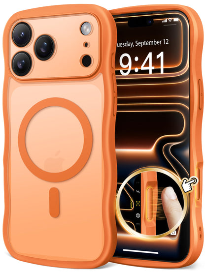 CAPRARO for iPhone 16 Pro Case for Women, Compatible with MagSafe