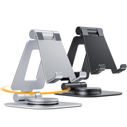Nulaxy 2-Pack 360° Rotating Dual Adjustable Phone Stand, Charging-Friendly