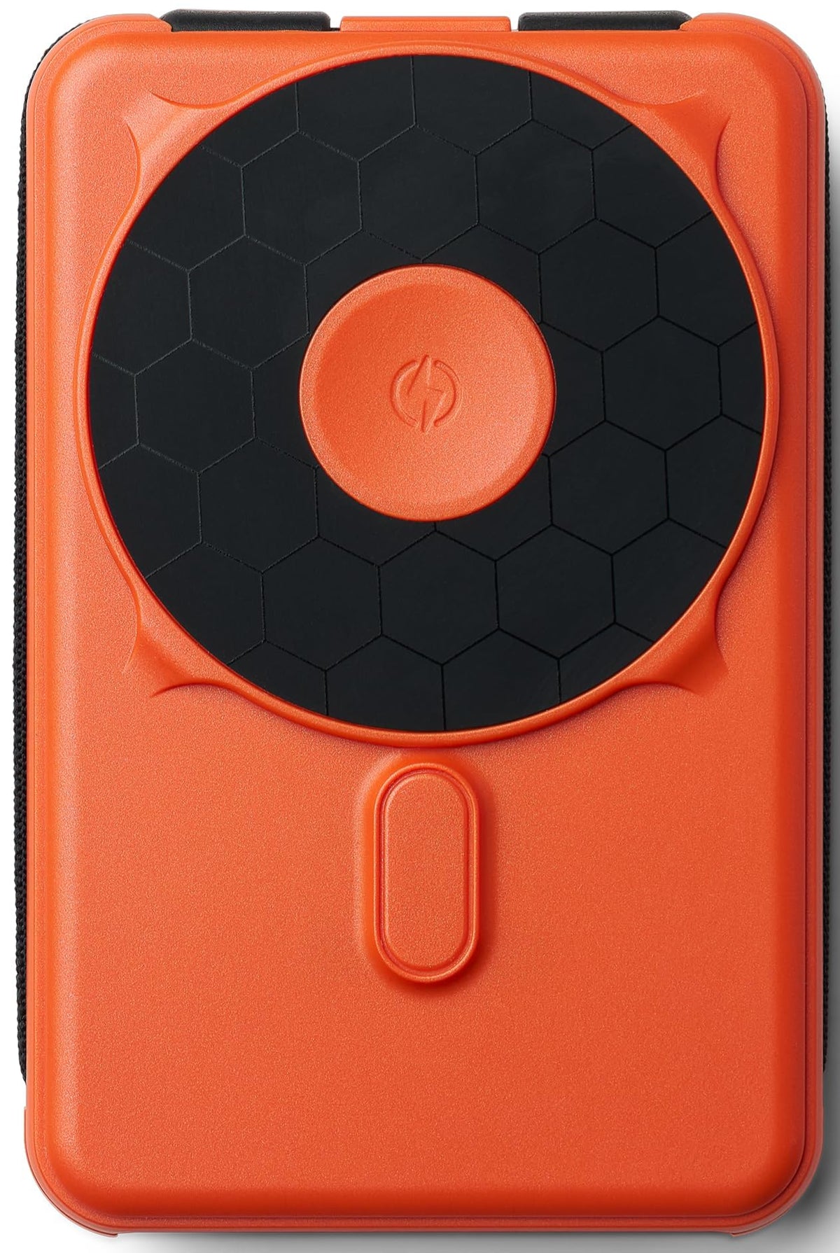 Ridge 20W Magnetic Power Bank Battery Pack 10,000mAh - Fast Charging - Portable Charger Flight-Safe Travel Powerbank - Built-in Cables & Magnetic Attachment (Basecamp Orange)