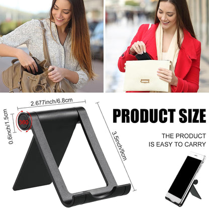 Fabbay 40 Pcs Phone Stand Compatible with Mobile Phones Tablets, Black