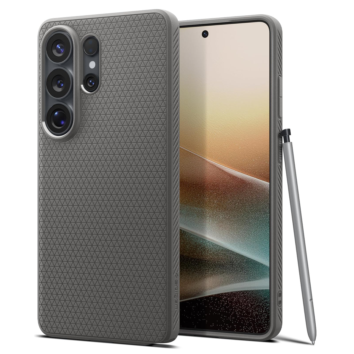 Spigen for Galaxy S22 Plus Case, Liquid Air [No Magnet Ring] [Military-Grade Protection] - Matte Black