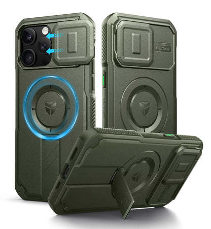 Dexnor for iPhone 17e/16e Case with Slide Camera Cover, 6.1 inch Navy Blue