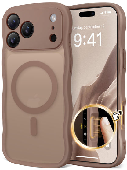 CAPRARO for iPhone 16 Pro Case for Women, Compatible with MagSafe