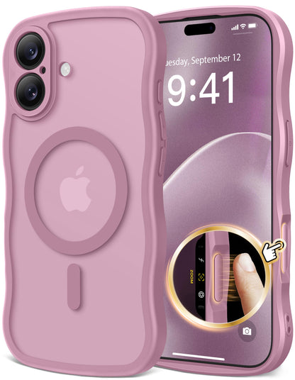 CAPRARO for iPhone 16 Pro Case for Women, Compatible with MagSafe