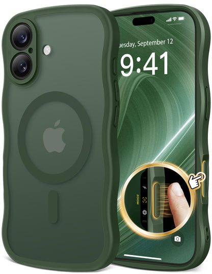 CAPRARO for iPhone 16 Pro Case for Women, Compatible with MagSafe