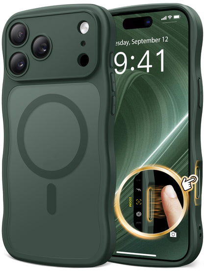 CAPRARO for iPhone 16 Pro Case for Women, Compatible with MagSafe