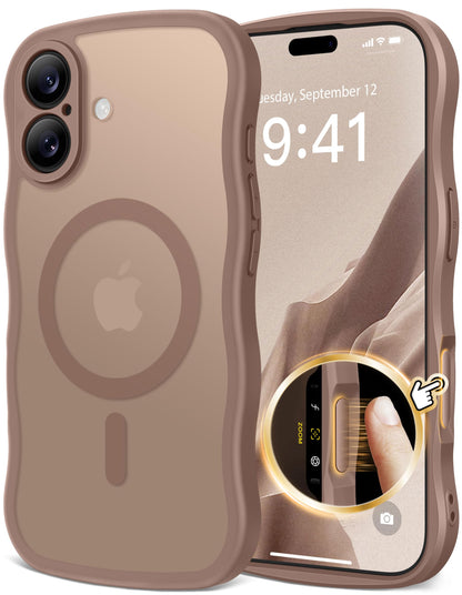 CAPRARO for iPhone 16 Pro Case for Women, Compatible with MagSafe