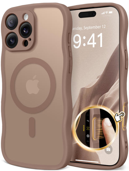 CAPRARO for iPhone 16 Pro Max Case for Women Compatible with MagSafe