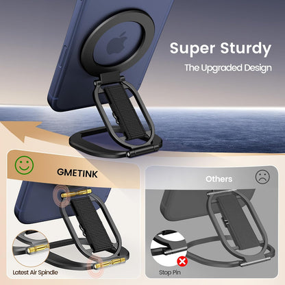 Foldable Double Sided Magnetic Phone Grip Kickstand for Magsafe